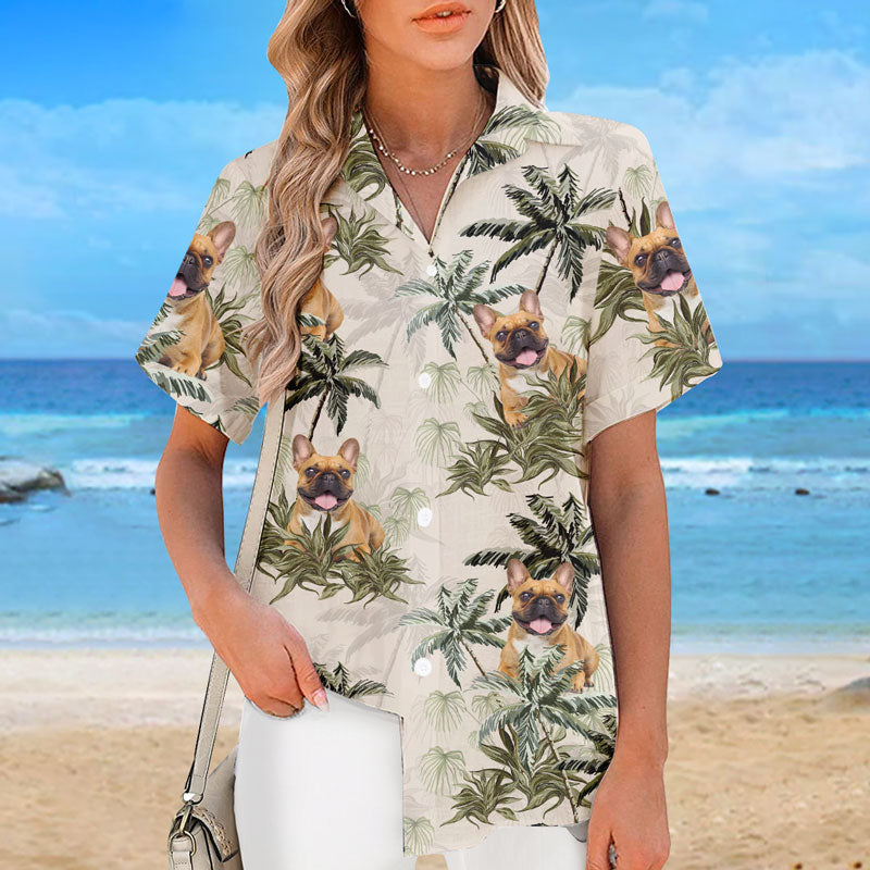 Custom Hawaiian Shirt With Face Baby, Dog & Cat Personalized Custom Unisex Tropical Hawaiian Aloha Shirt, Pet Lovers