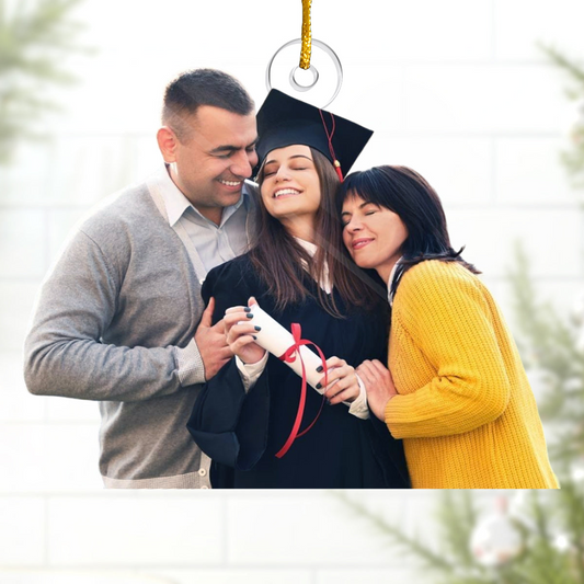 Personalized Custom Ornament 2025, Custom Photo Acrylic Decoration, The Best Is Yet To Come, Christmas Or Graduation Gift For Loved Ones