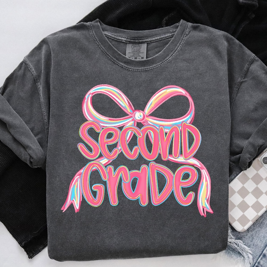 Comfort Colors® Teacher Coquette First Day of School Shirt