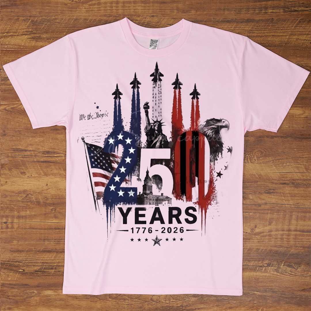 USA 250th Anniversary Semiquincentennial 1776-2026 Patriotic American T-shirt