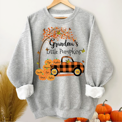 Nana's Little Pumpkins with Grandkids Names