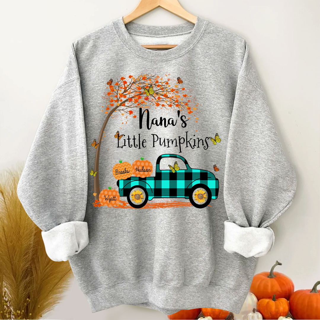 Nana's Little Pumpkins with Grandkids Names