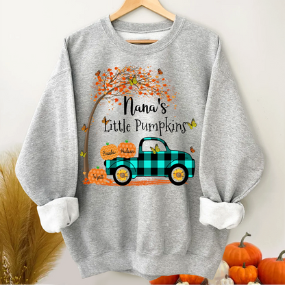 Nana's Little Pumpkins with Grandkids Names