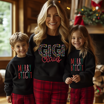 Nana Pumpkin And Grandkids Autumn Sweatshirt