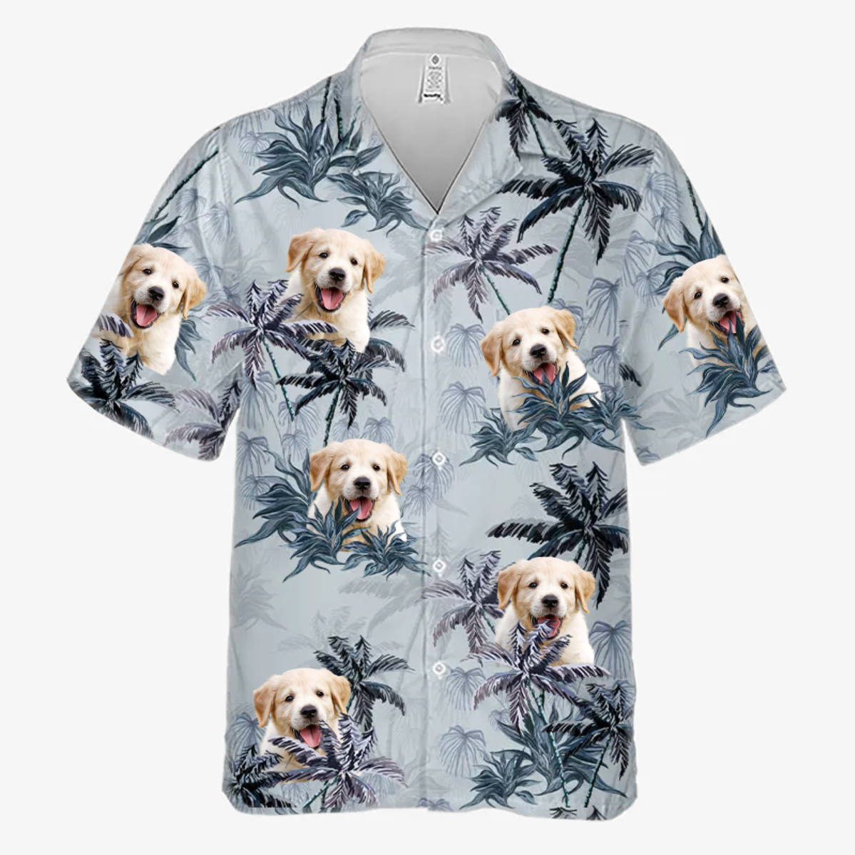 Custom Hawaiian Shirt With Face Baby, Dog & Cat Personalized Custom Unisex Tropical Hawaiian Aloha Shirt, Pet Lovers