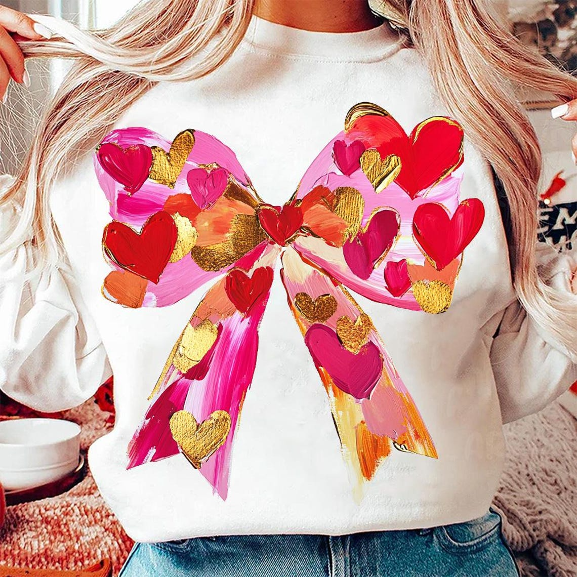 Valentines Day Coquette Bow, Gifts For Family And Loved Ones