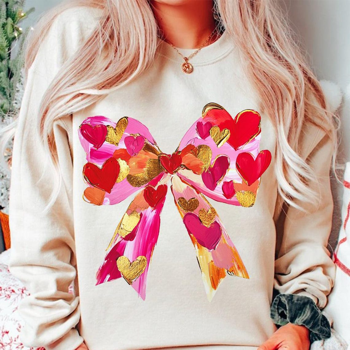Valentines Day Coquette Bow, Gifts For Family And Loved Ones