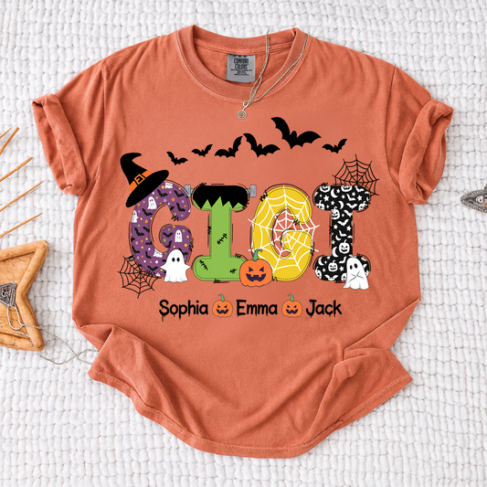 Comfort Colors® Gigi Halloween And Grandkids T-Shirt
