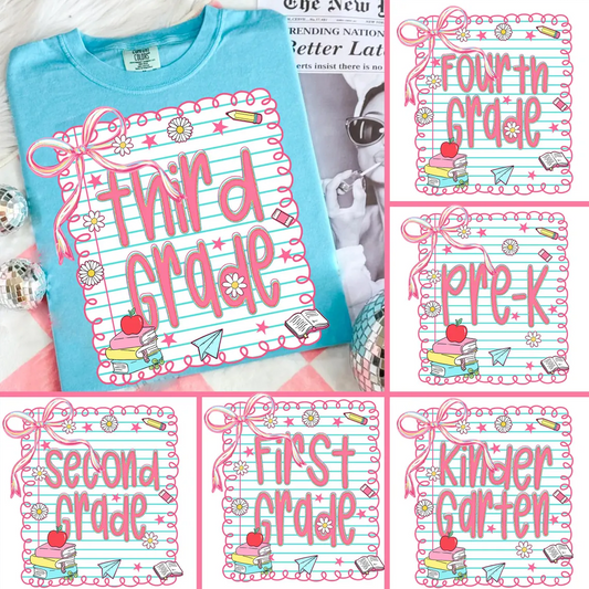 Preppy Back to School Teacher Coquette First Day of School