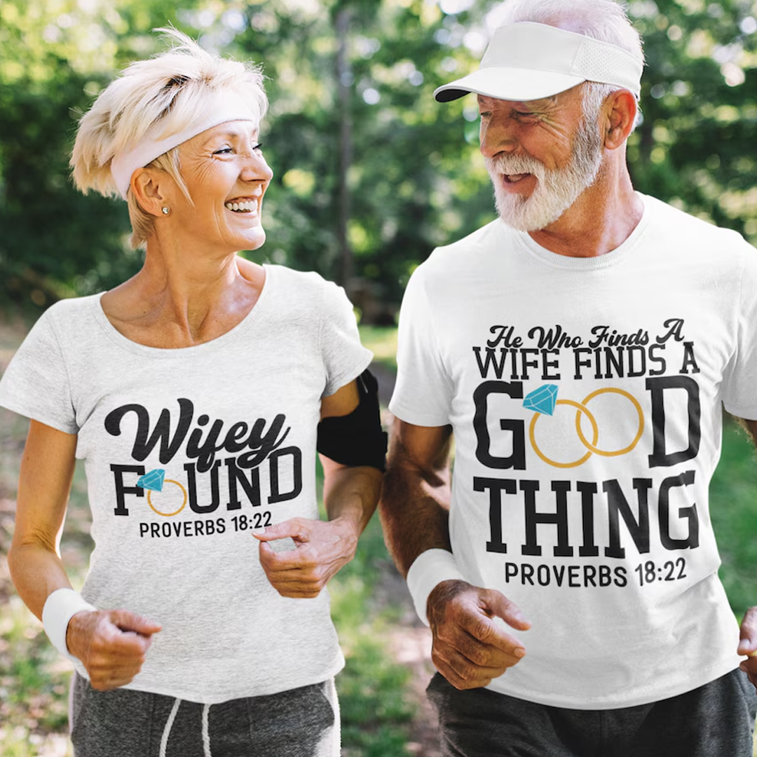 He Who Finds A Wife Finds A Good Thing Couple Shirt