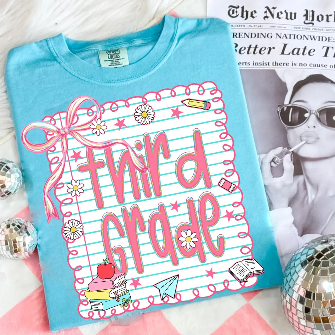 Preppy Back to School Teacher Coquette First Day of School