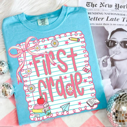 Preppy Back to School Teacher Coquette First Day of School