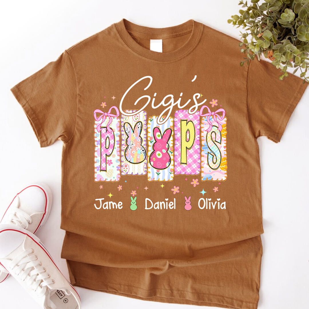 Nana's Peeps And Grandkids Easter Day Gift T-shirt