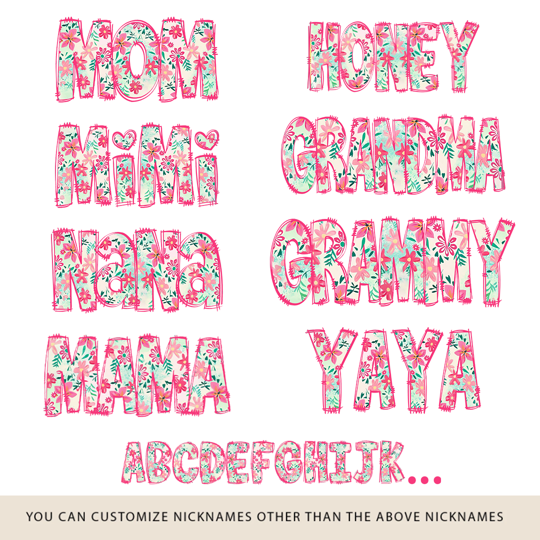 I Love Being Gigi Custom Grandma and Grandkids Sweatshirt