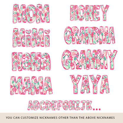 I Love Being Gigi Custom Grandma and Grandkids Sweatshirt