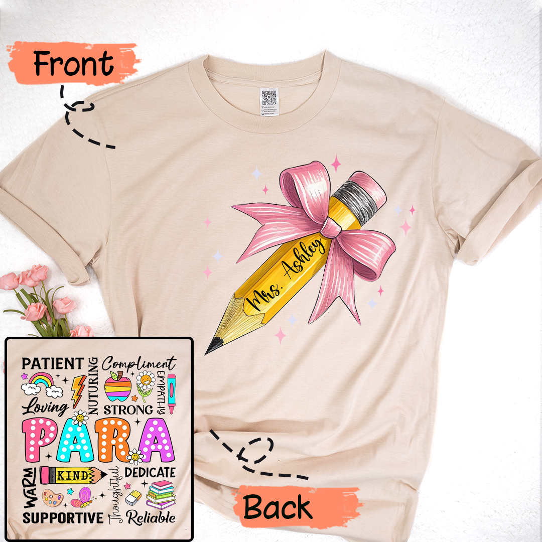 Personalized Teacher Pencil  Para Appreciation Back To School