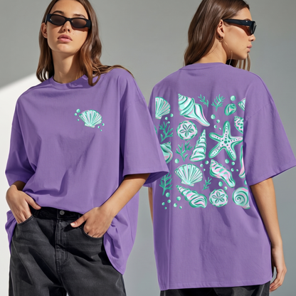The Y2K Ocean Treasures Front & Back Print TShirt