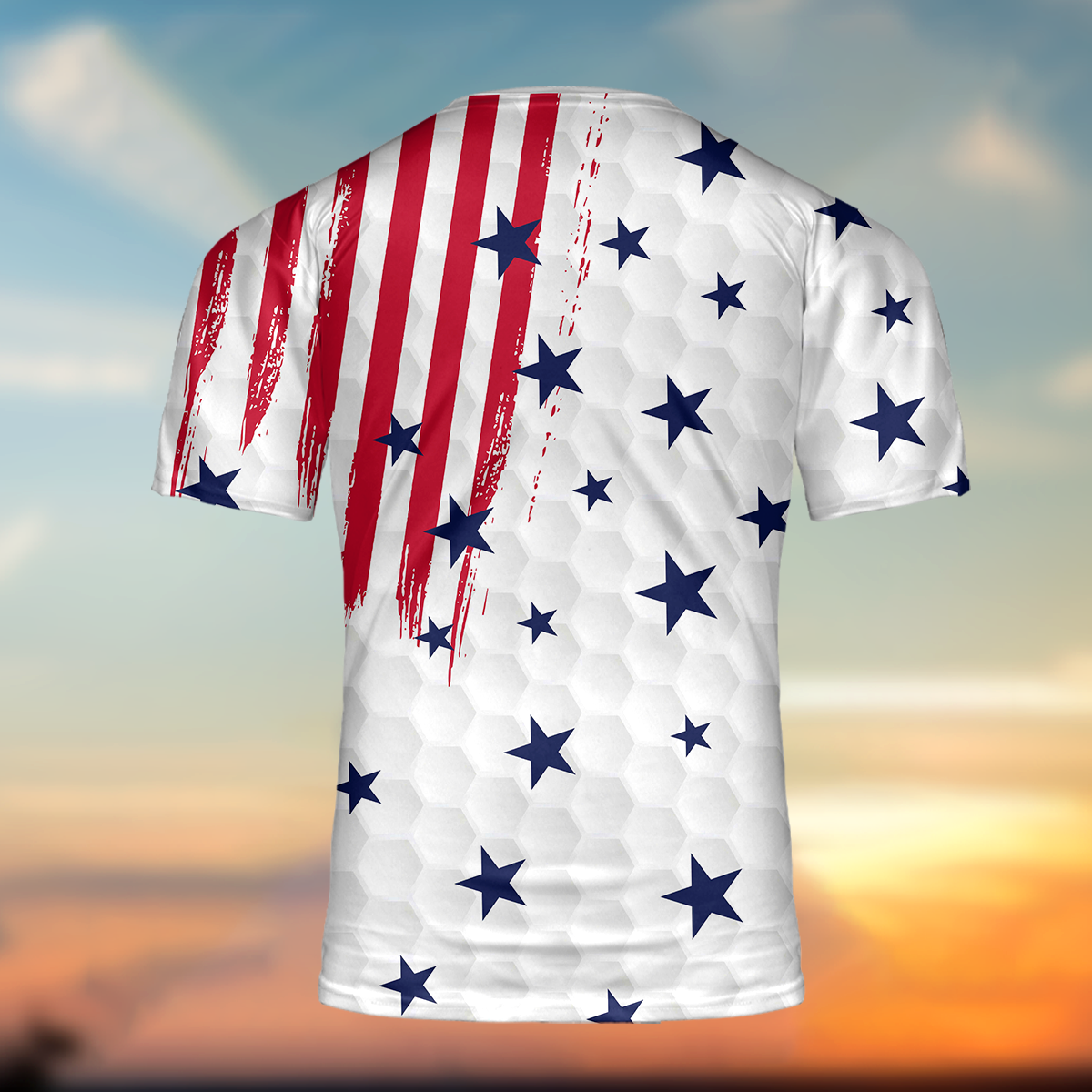 3D All Over Print American Flag Grandpa Hand Grandkids 3D Tshirt