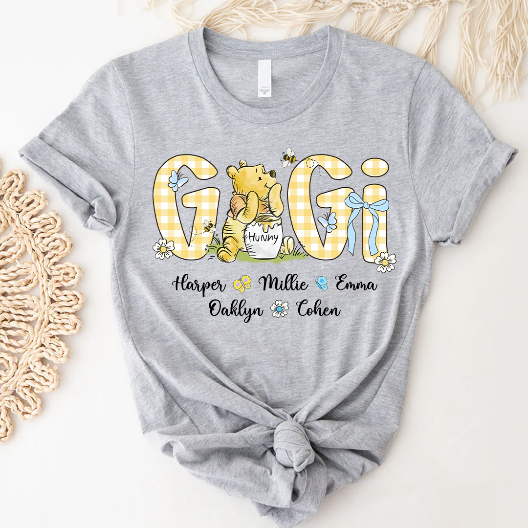 Personalized New Grandma, Grandma Bear, Promoted to Gigi Comfort Colors® T-shirt