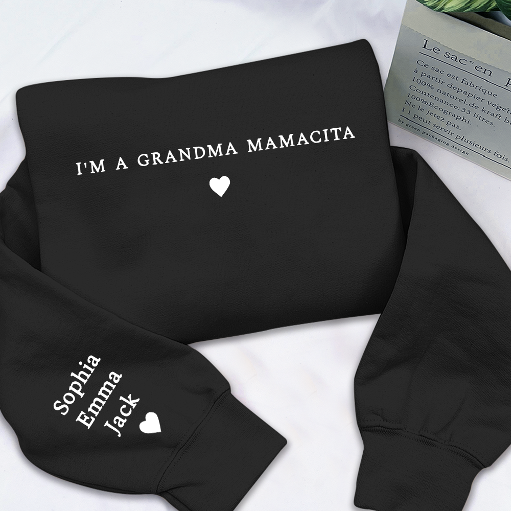 I'm a Grandma Mamacita , Nana Gift, Gift For Grandma And Grandkids Merry Christmas Sweatshirt