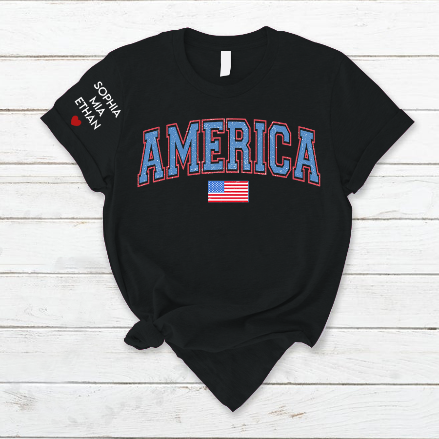 Personalized 4th of July American CL01 T-Shirt