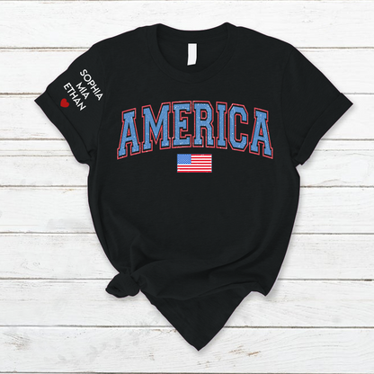 Personalized 4th of July American CL01 T-Shirt