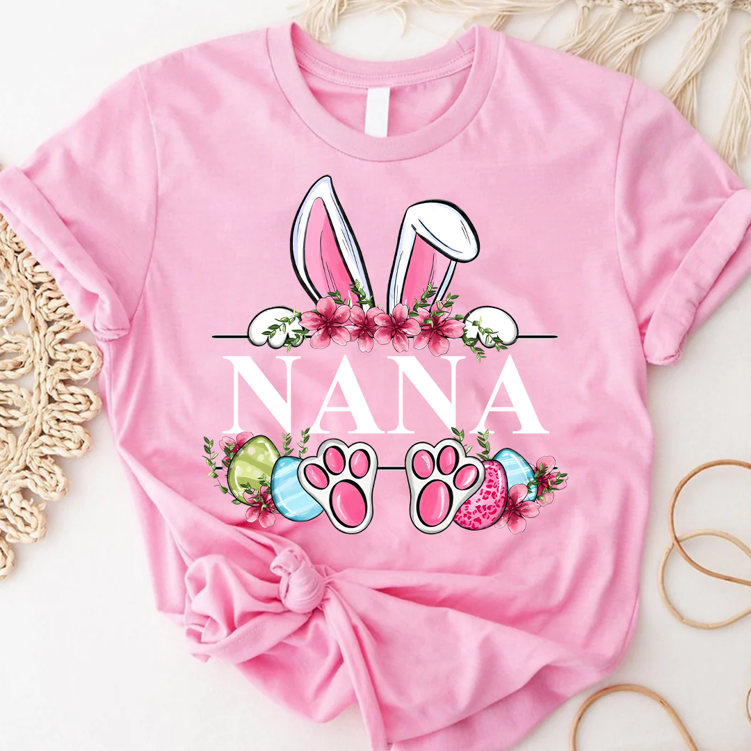 Grandma Bunny And Grandkids Easter Days Tshirt