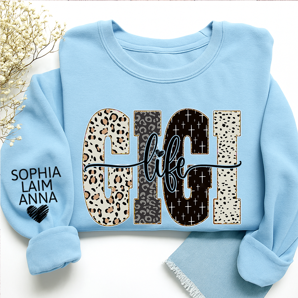 Custom Gigi Life Leopard Bible Style Design, Custom Gift For Gigi And Her Grandchildren