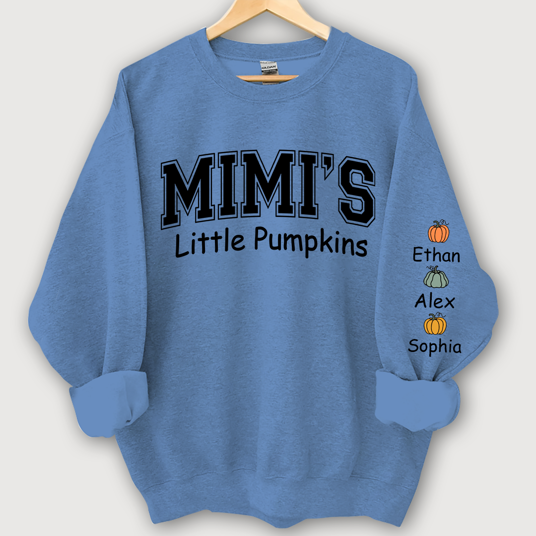 Mimi's little pumpkins And Grandkids Sweatshirt