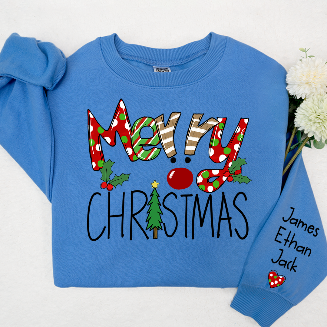 Merry Christmas Sweatshirts for Women Christmas And kids Sweatshirts