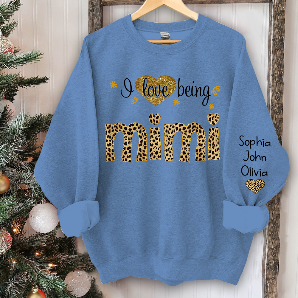 I love being Mimi And Grandkids Sweatshirt