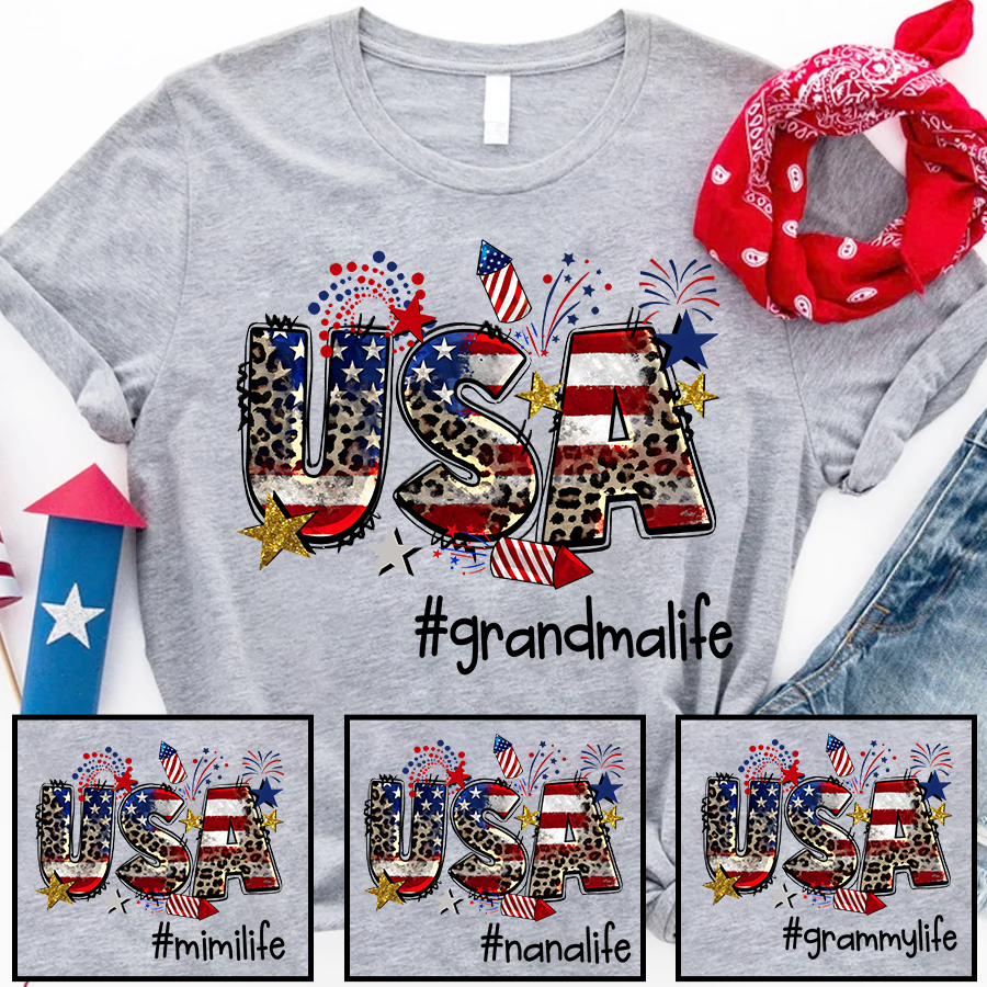 USA 4th of July  grandmalife CL01 T-Shirt