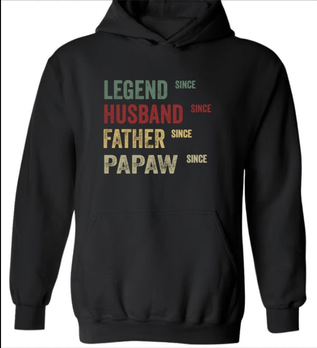 Father's Day Gift, Legend Husband Father Papa Since Year CTH01