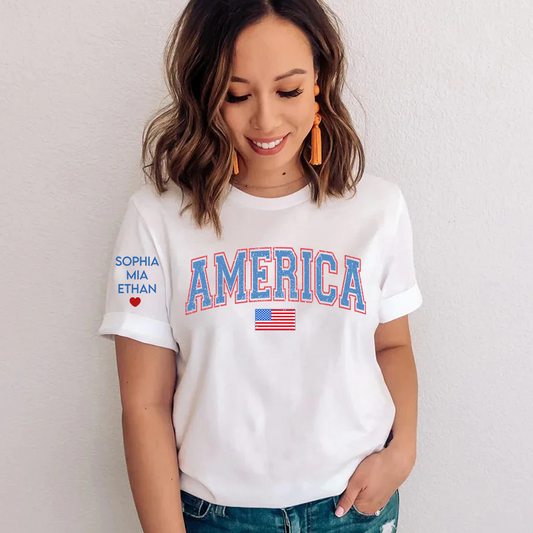 Personalized 4th of July American CL01 T-Shirt