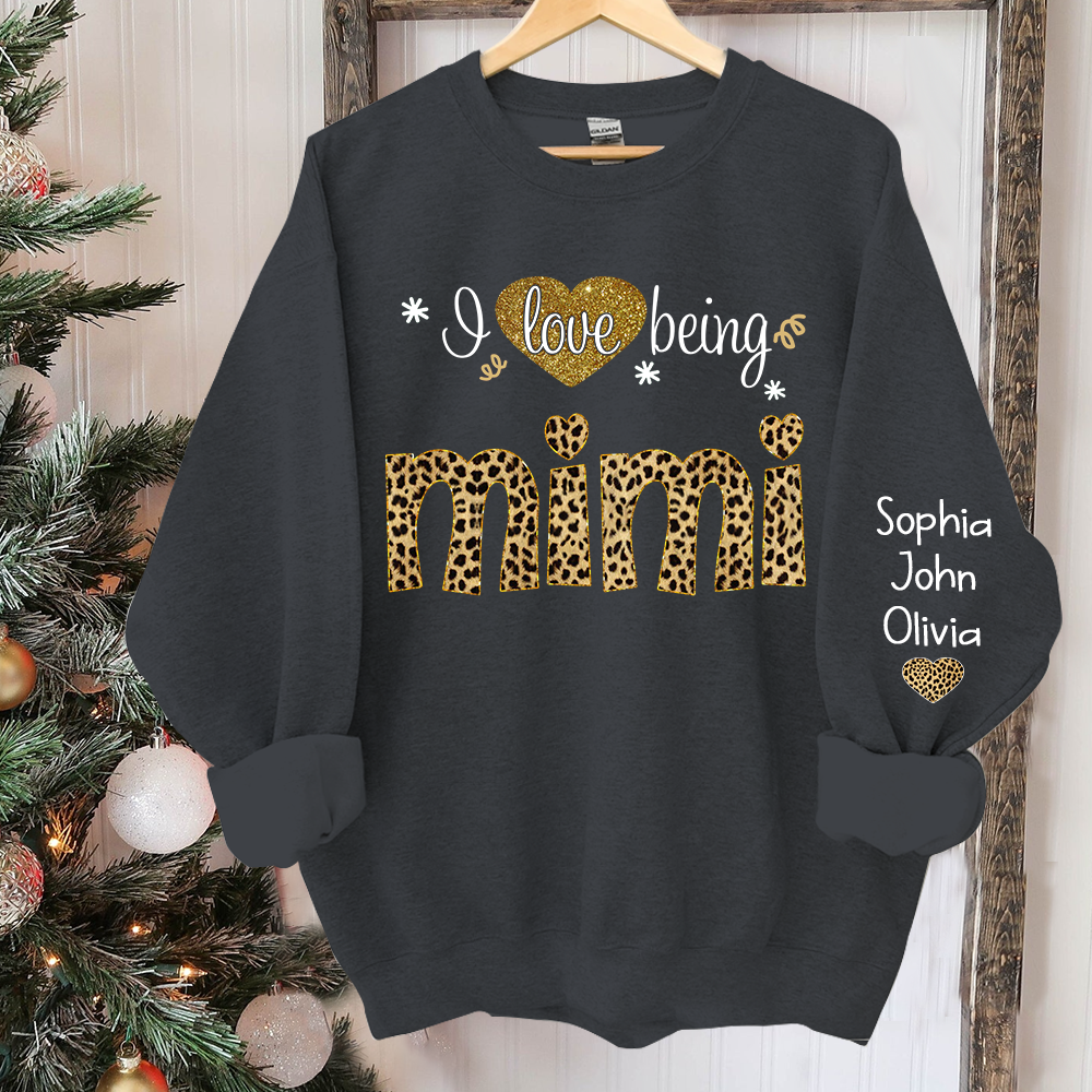 I love being Mimi And Grandkids Sweatshirt