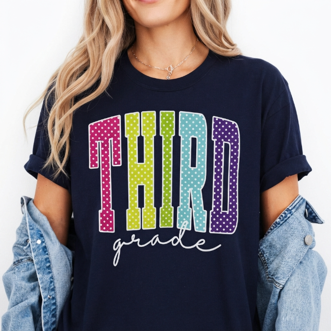 Personalized Custom Grade T-Shirt – Add Your Grade Tee