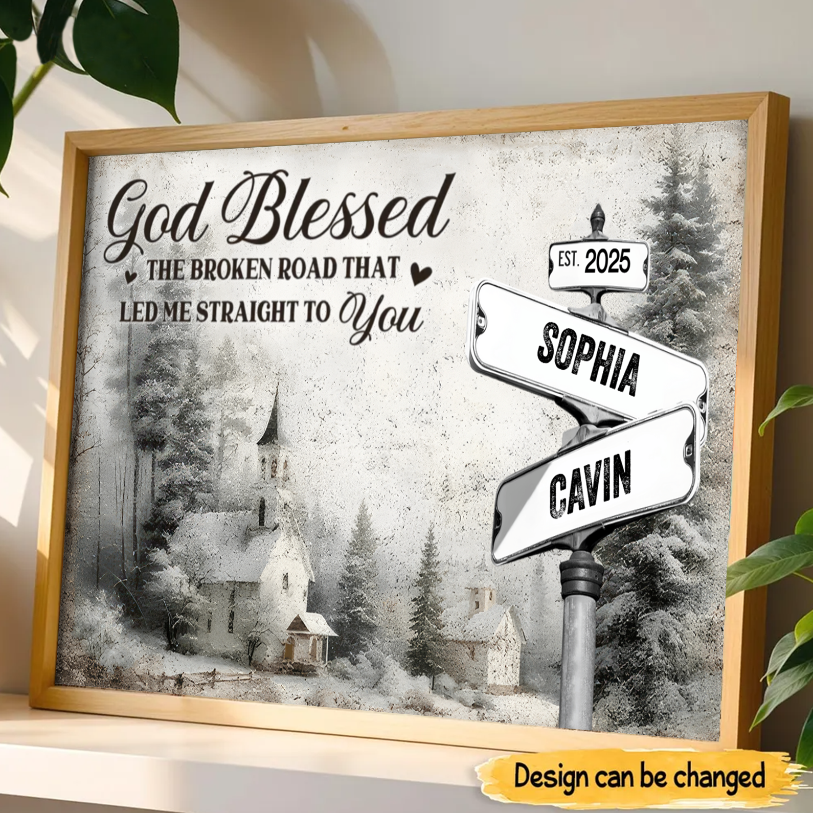 Custom Love Journey Couple Quote Poster, Anniversary Canvas Personalized Gift Poster