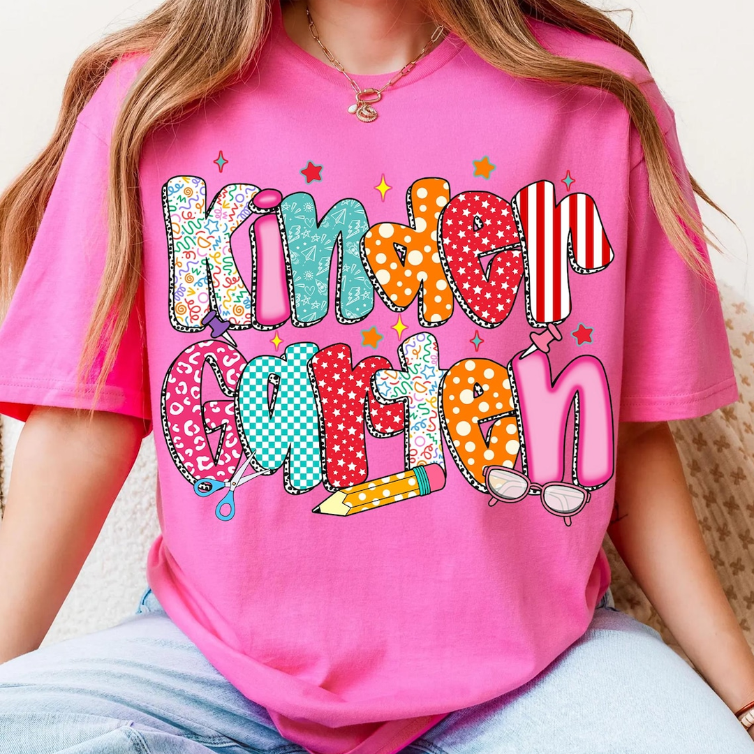 Kindergarten to 3rd Grade Teachers on the First Day Preppy Style Back to School Shirt