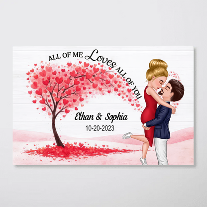 Custom Forever Be My Always Love Quote, Poster Romantic Valentine Gift for Couple