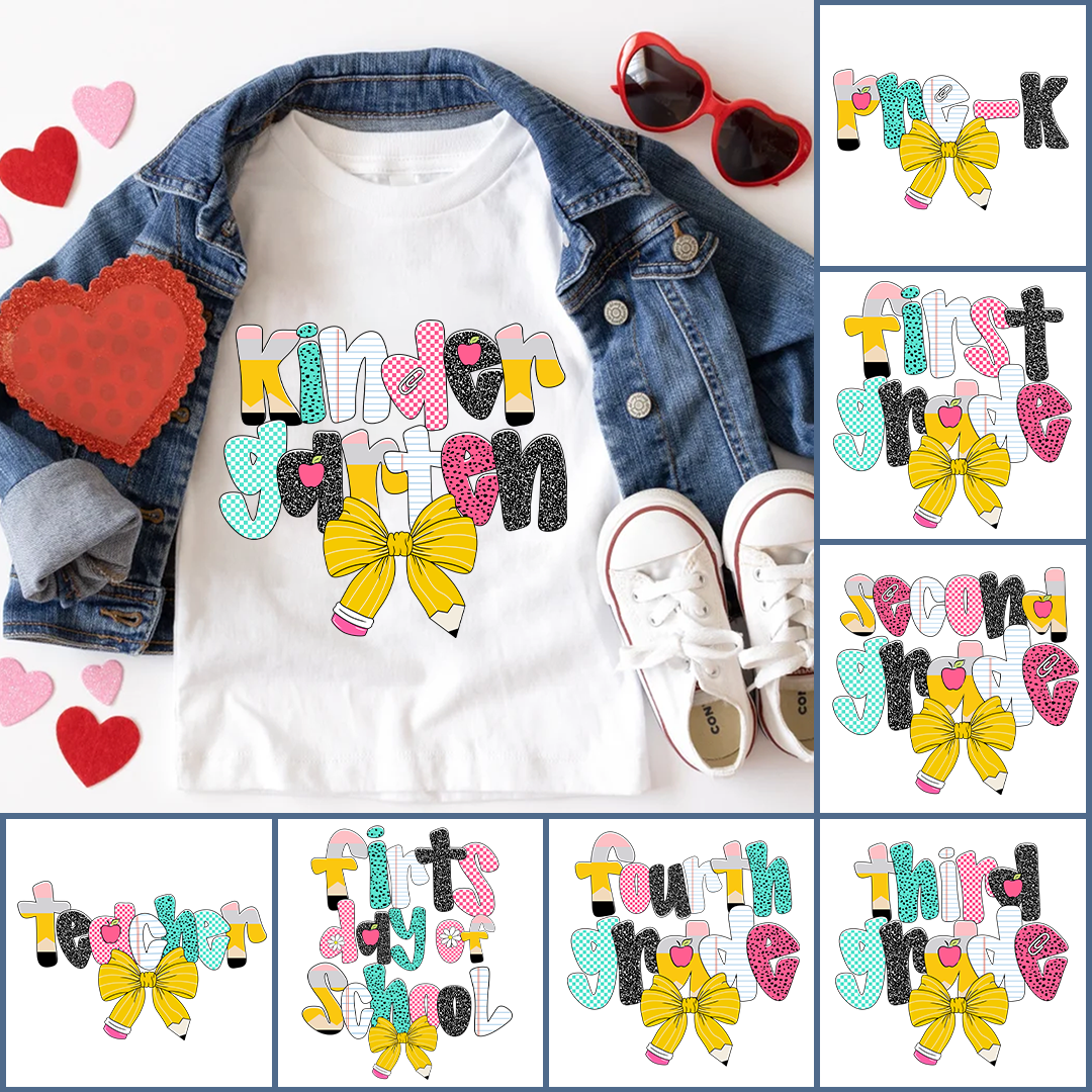 Back to School Teacher First Day of School Preppy School