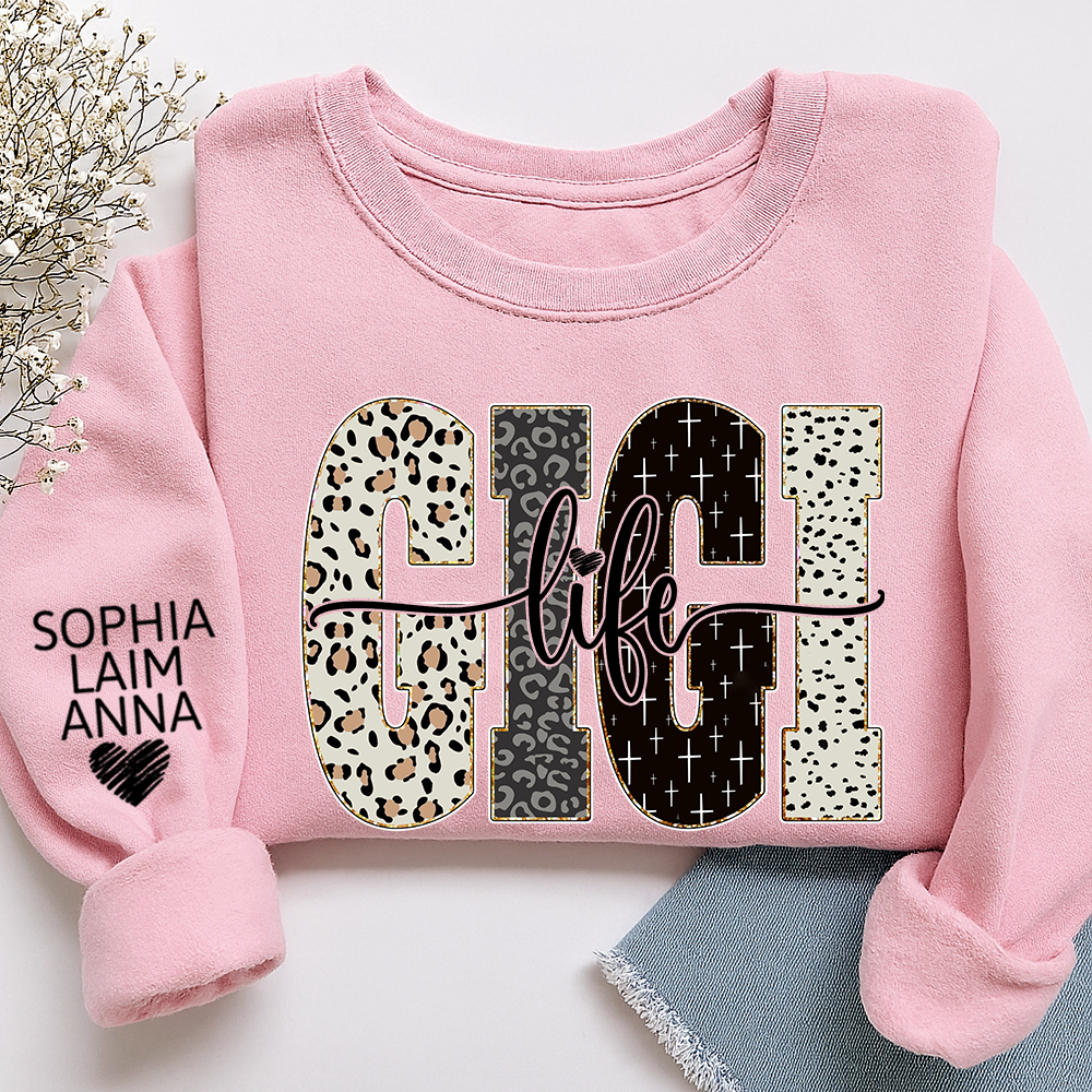Custom Gigi Life Leopard Bible Style Design, Custom Gift For Gigi And Her Grandchildren