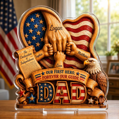 Forever Our Guide – Personalized Acrylic Gift for Dad