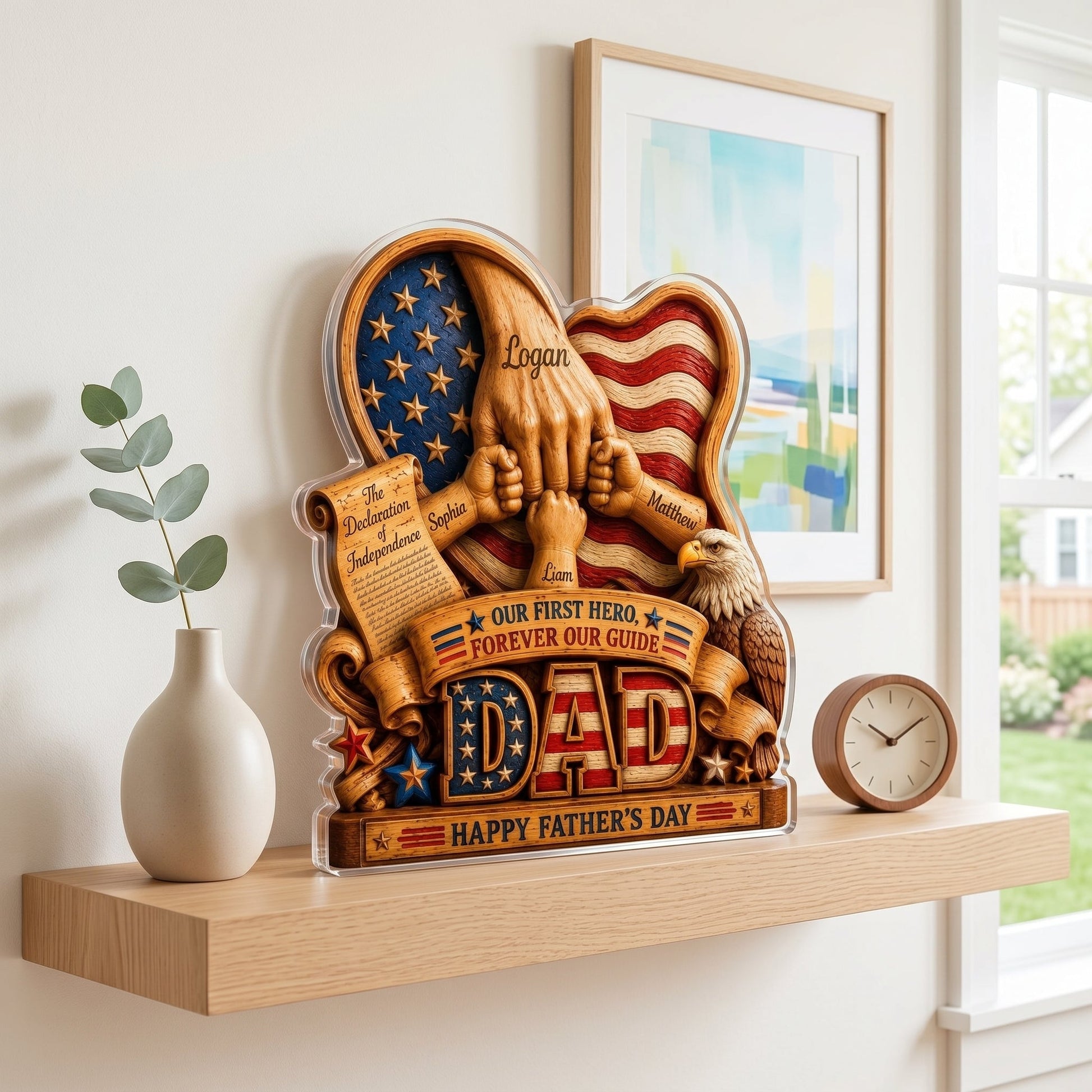 Forever Our Guide – Personalized Acrylic Gift for Dad