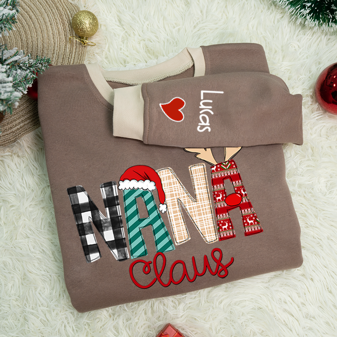 Custom Christmas Gigi Claus and Grandkids Christmas 2025