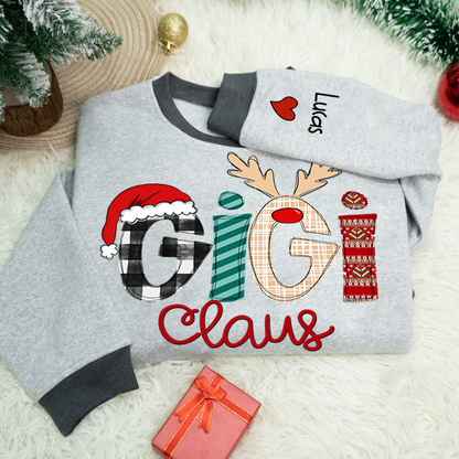 Custom Christmas Gigi Claus and Grandkids Christmas 2025