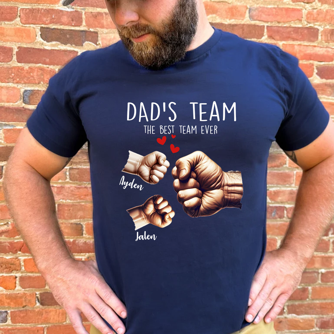 Personalized Family, Papa and Grandkids Hand Father's Day CTH01