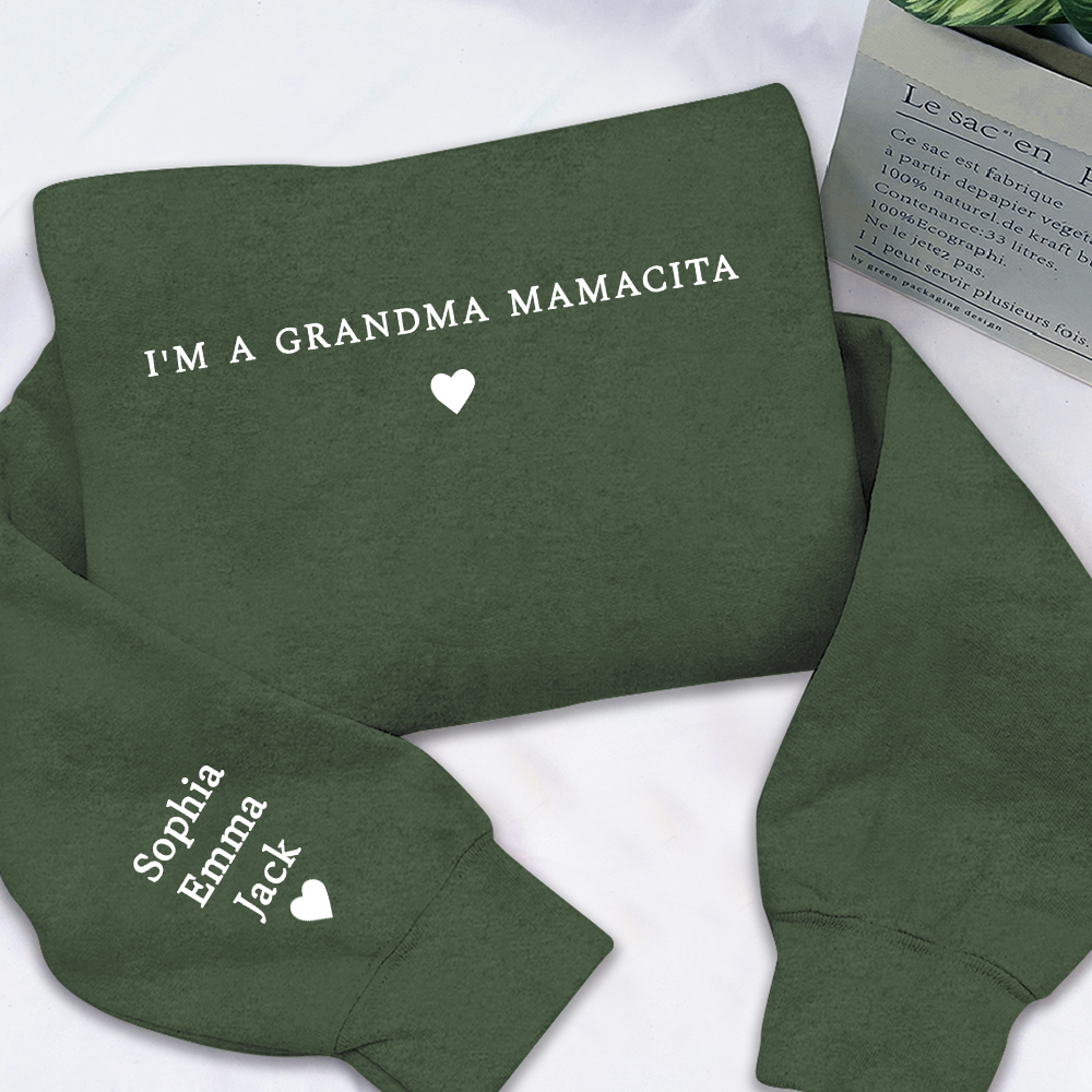 I'm a Grandma Mamacita , Nana Gift, Gift For Grandma And Grandkids Merry Christmas Sweatshirt