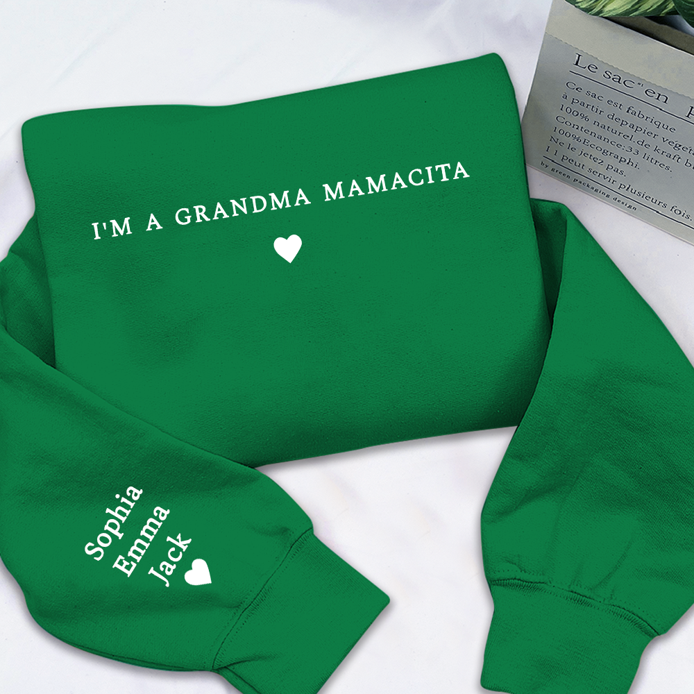 I'm a Grandma Mamacita , Nana Gift, Gift For Grandma And Grandkids Merry Christmas Sweatshirt