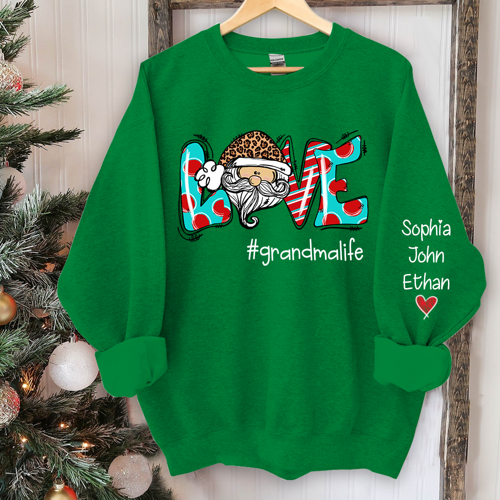 Love grandmalife Christmas And Grandkids CL01 Sweatshirt