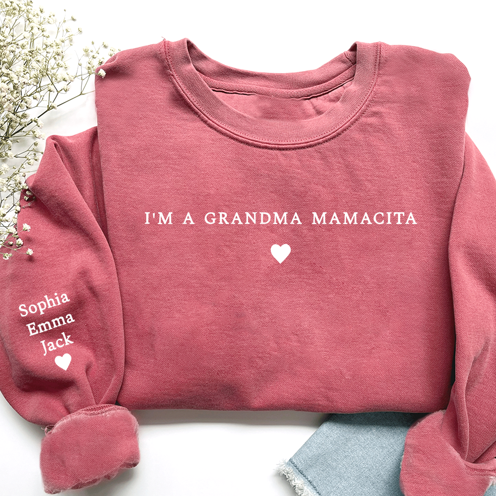 I'm a Grandma Mamacita , Nana Gift, Gift For Grandma And Grandkids Merry Christmas Sweatshirt